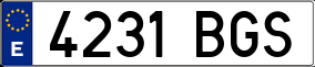 Truck License Plate